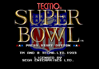 Tecmo Super Bowl (September 1993)